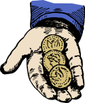 Hand With Coins